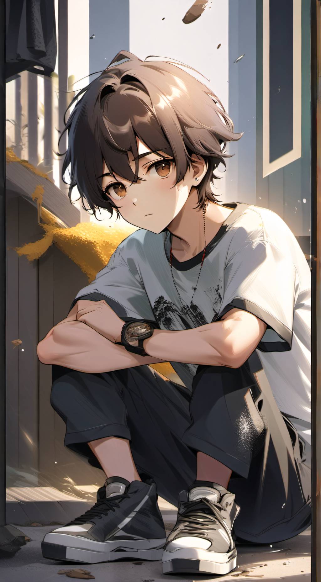 ai character: Lucas background