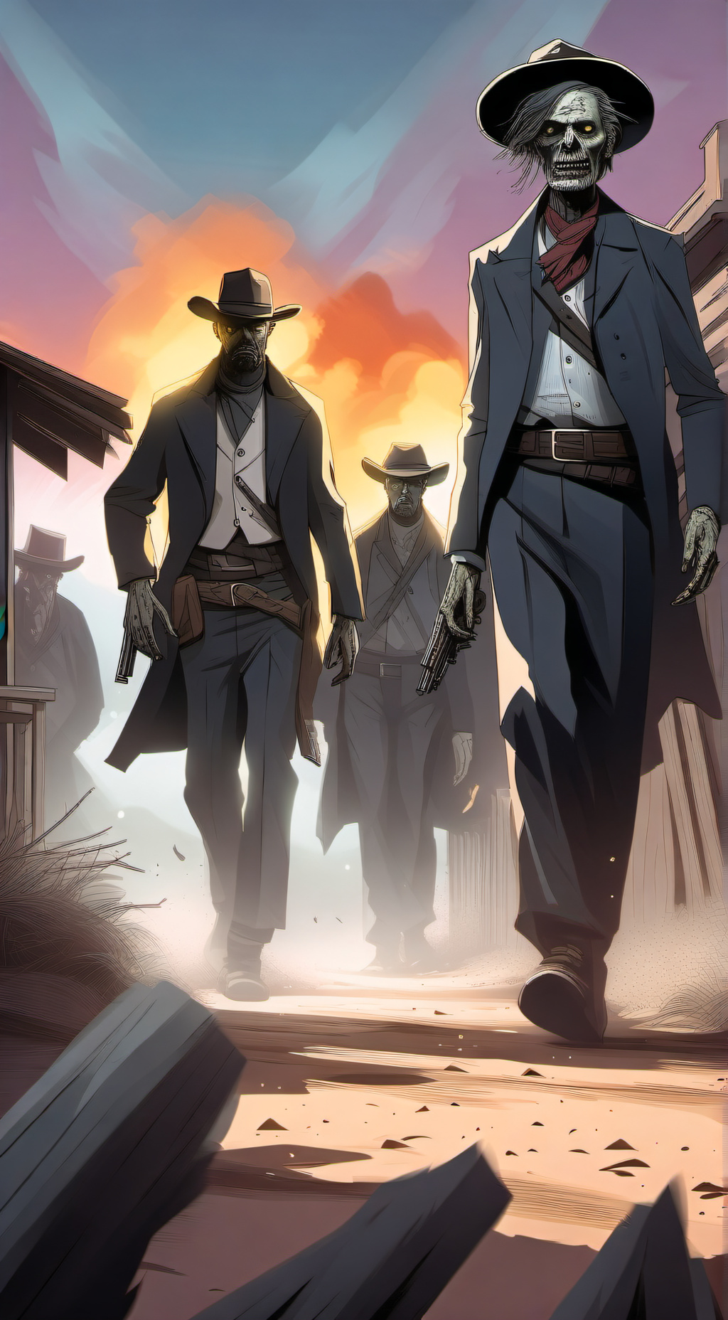 ai character: Red Ded Redemption background