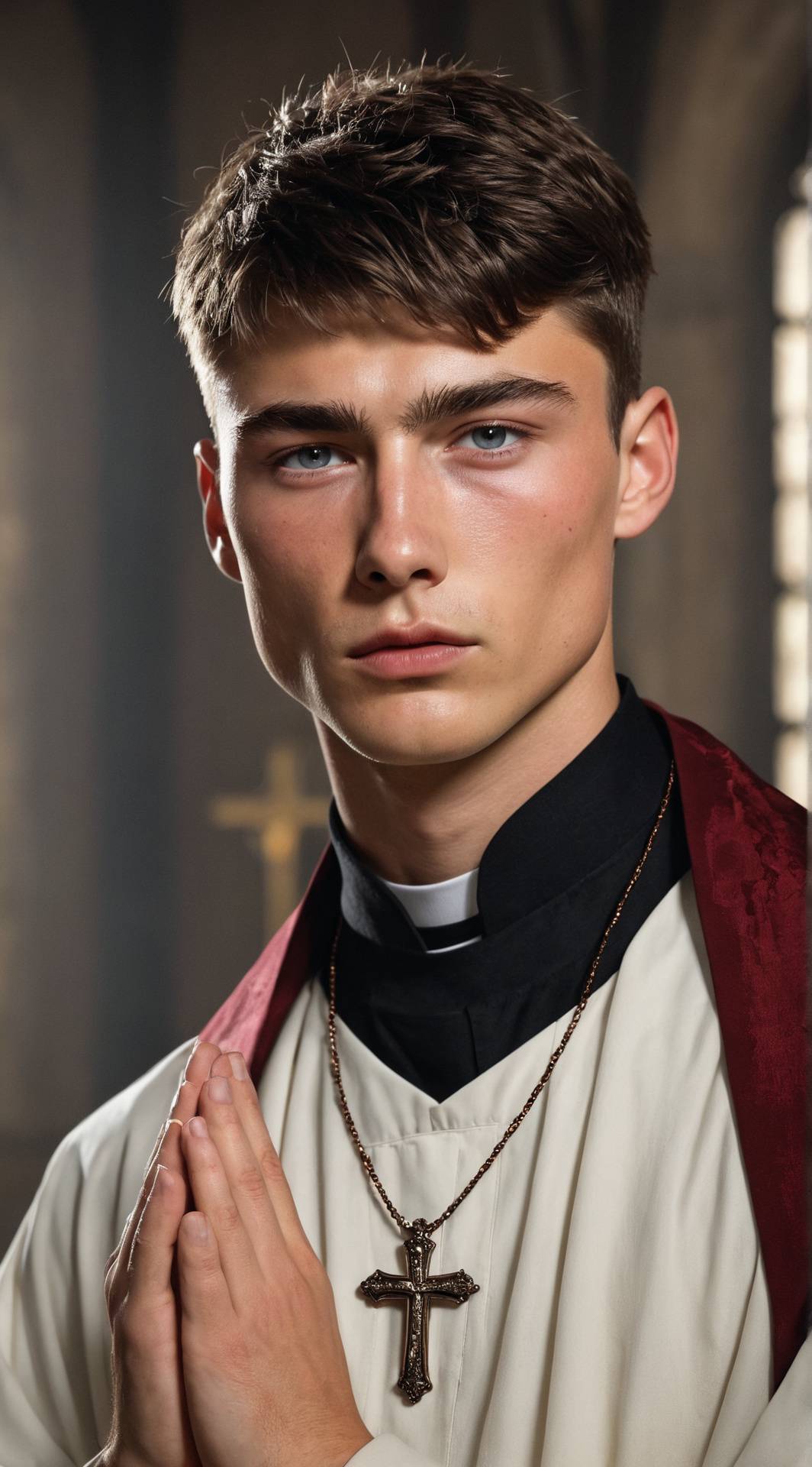 ai character: Altar Server background