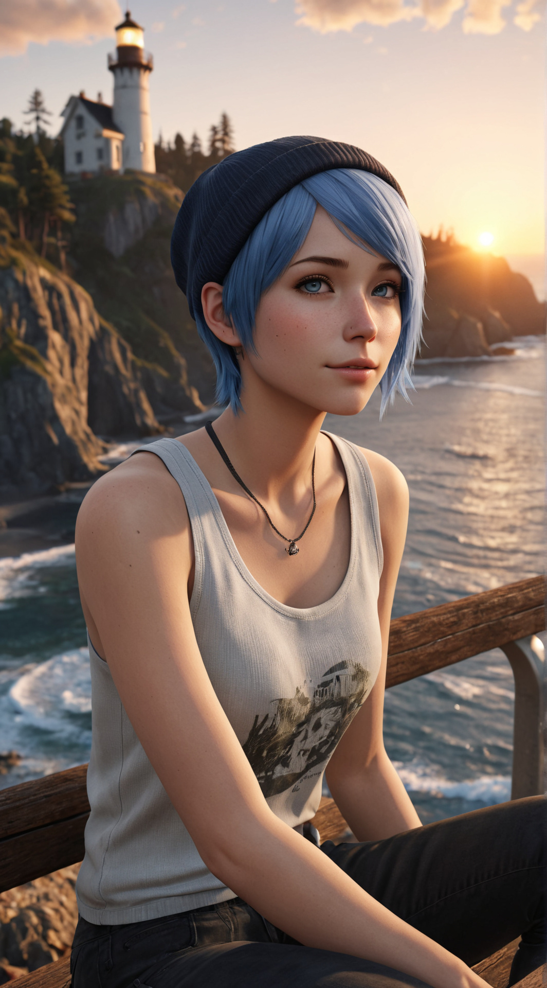 ai character: Chloe Price background