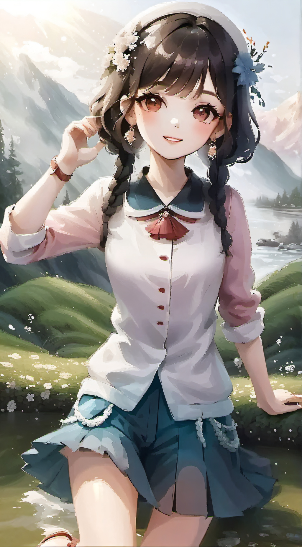ai character: Emily  background