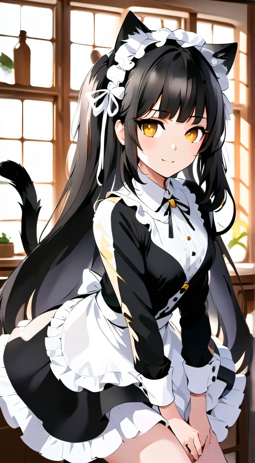 ai character: Angela  background