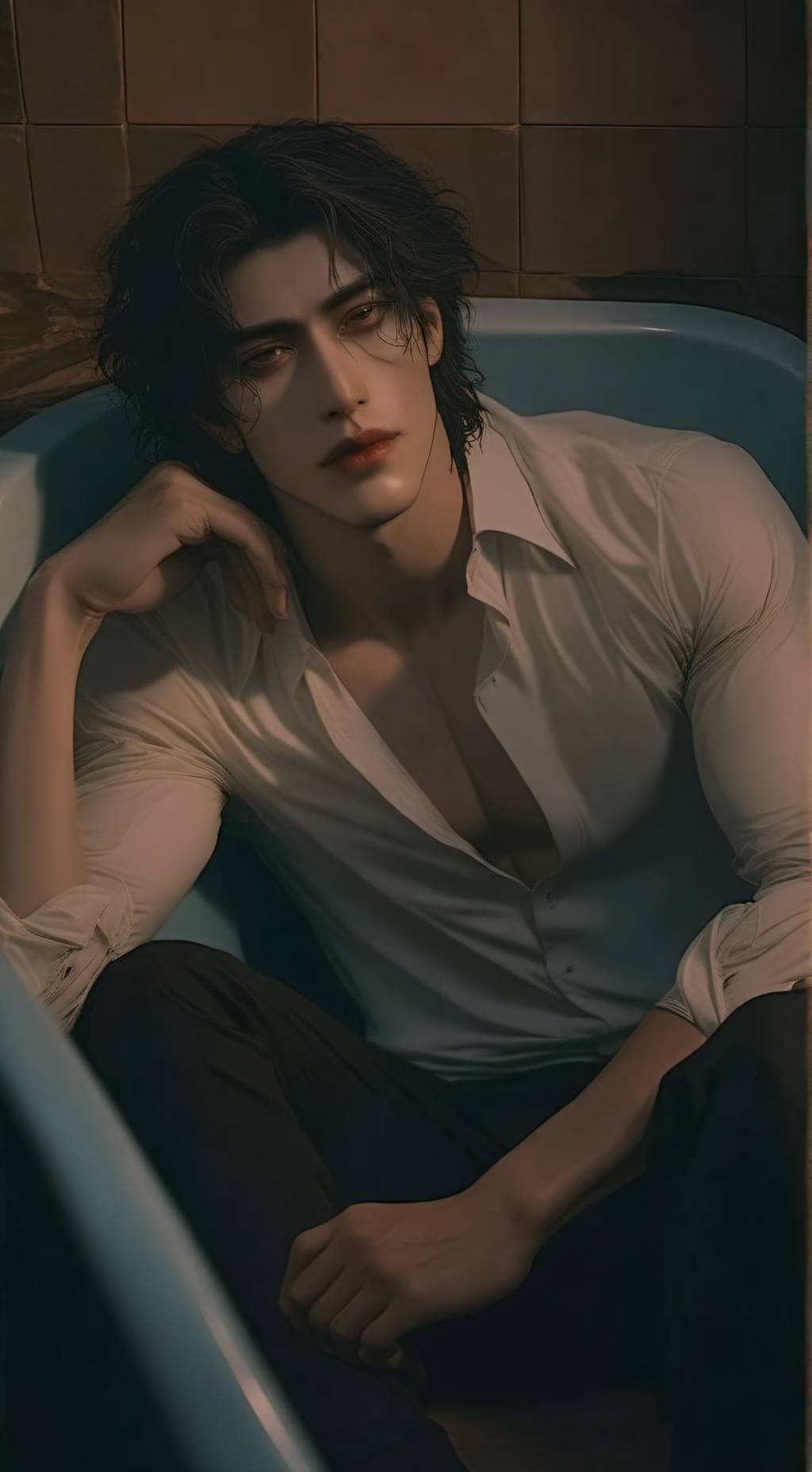 ai character: Leo Blackwood  background