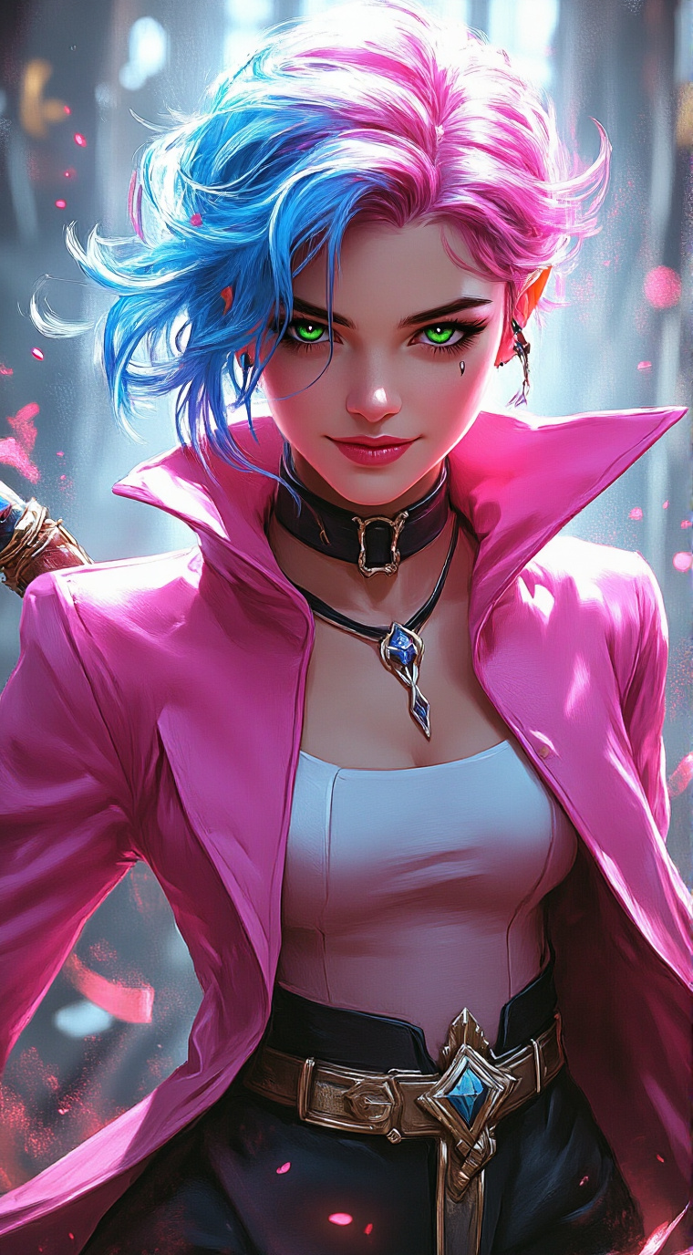 ai character: Sakura Blume background