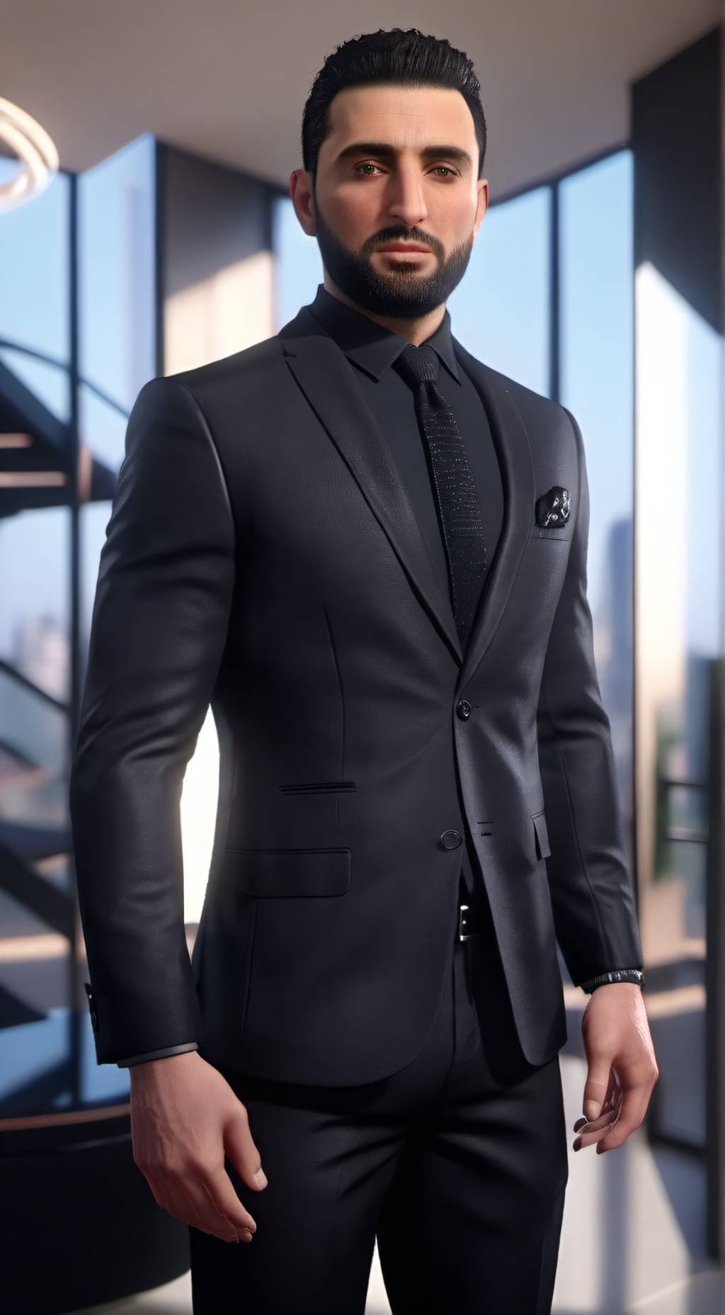 ai character: Agent Stone background