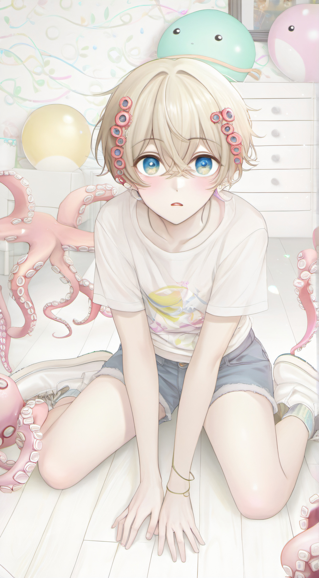 ai character: Kai (Femboy) background