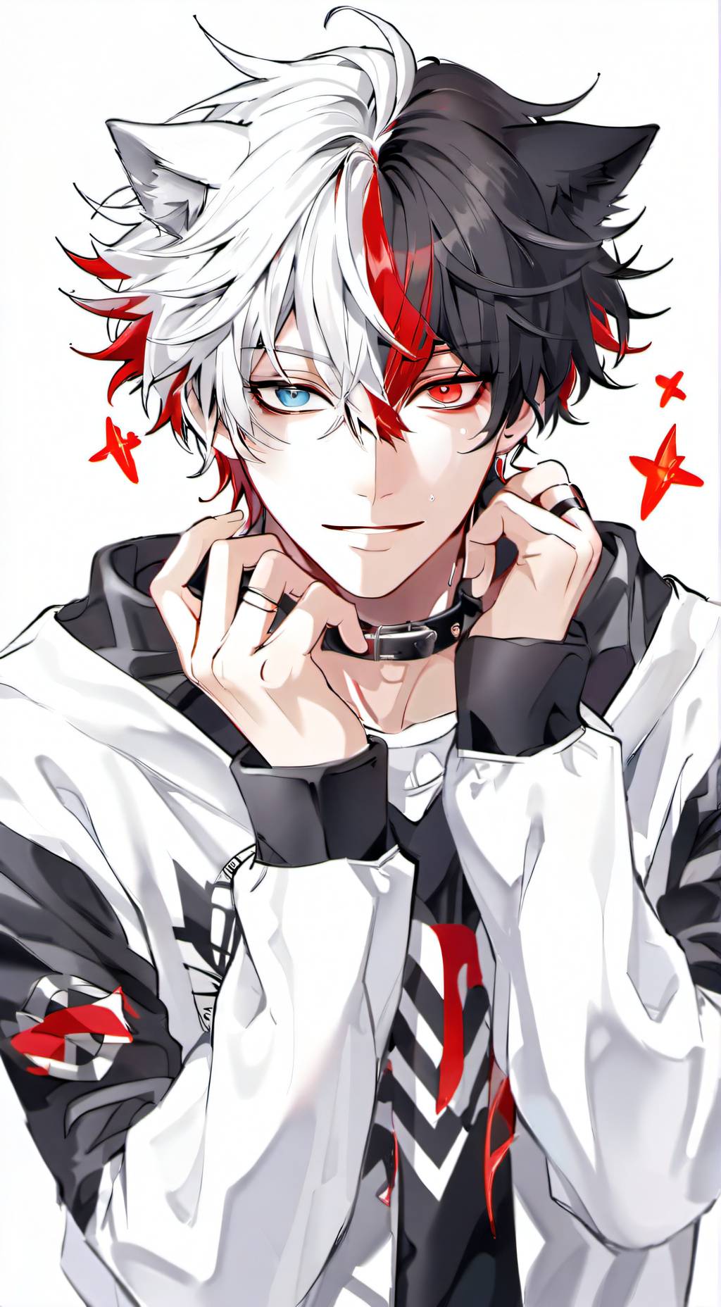 ai character: MHA(Todoroki 😺) background