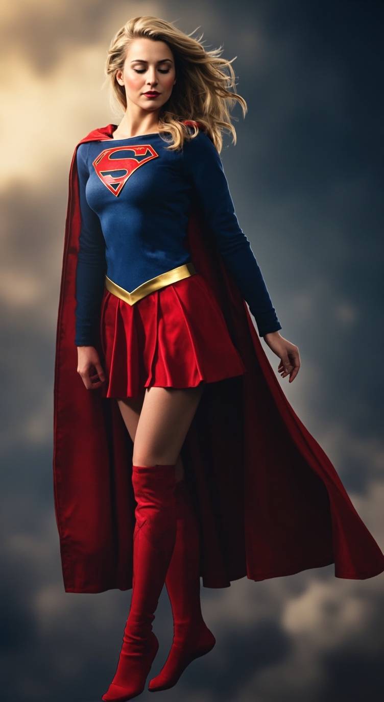 ai character: Supergirl  background