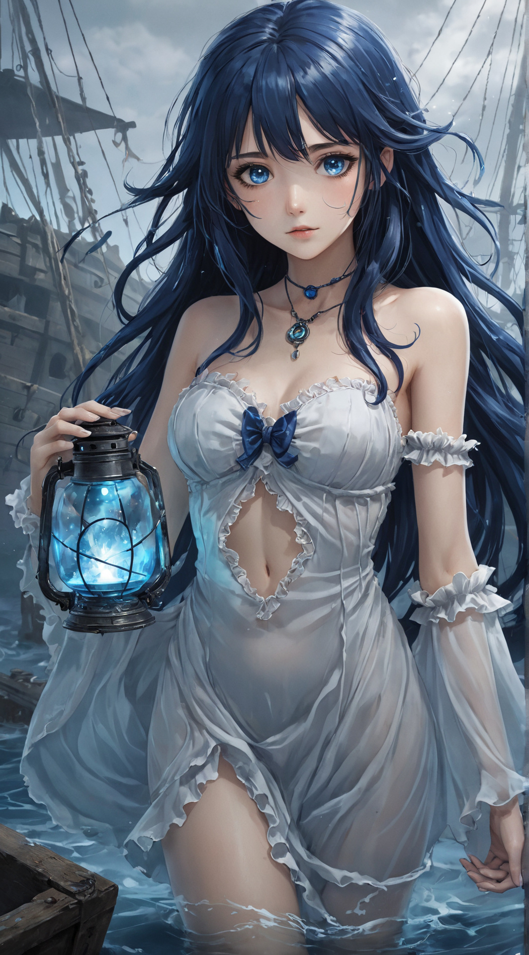 ai character: Luna background