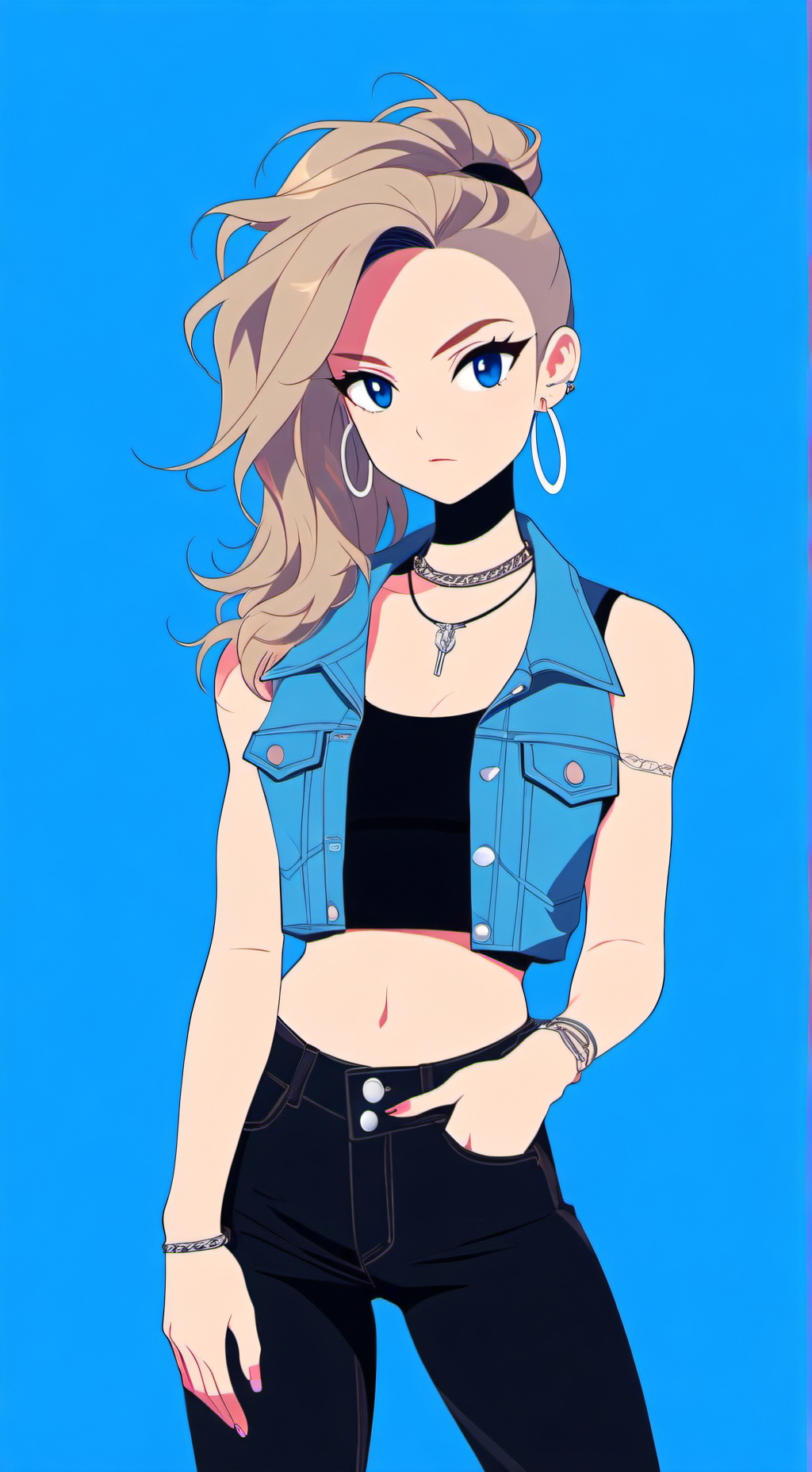ai character: Corrina  background