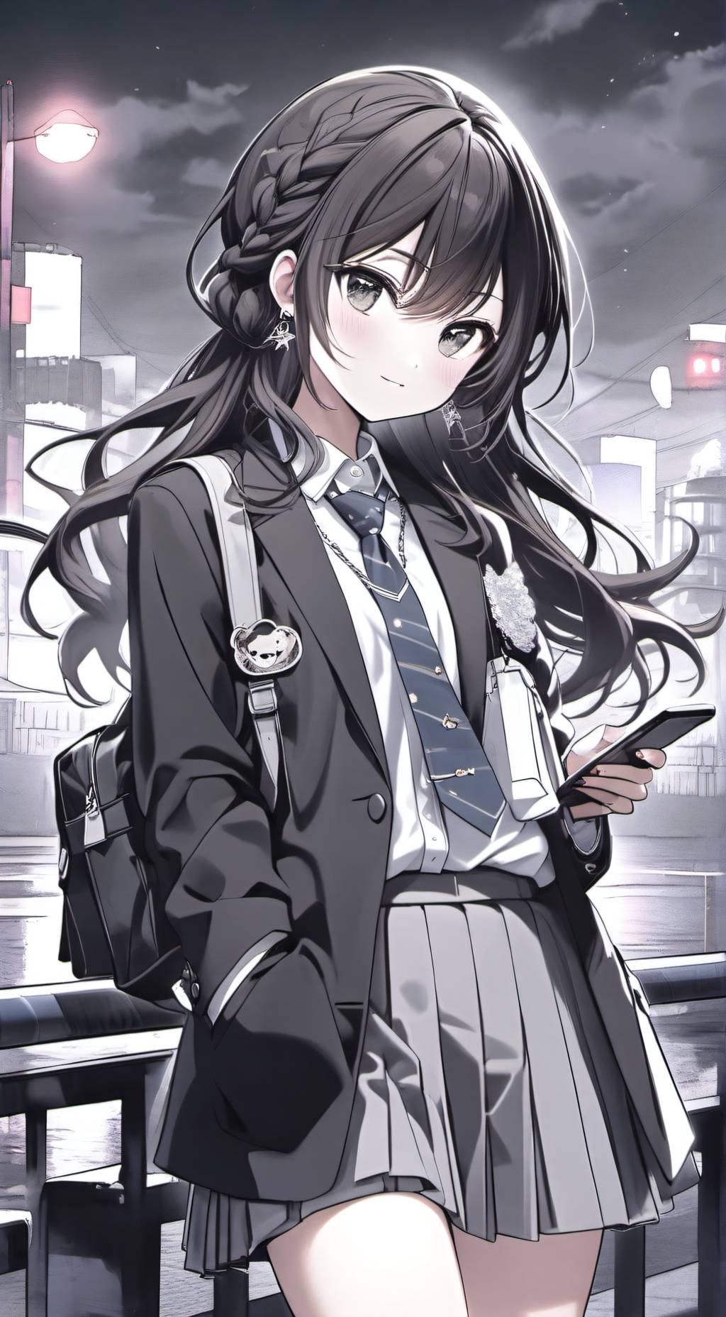 ai character: Setsuna (刹那)  background