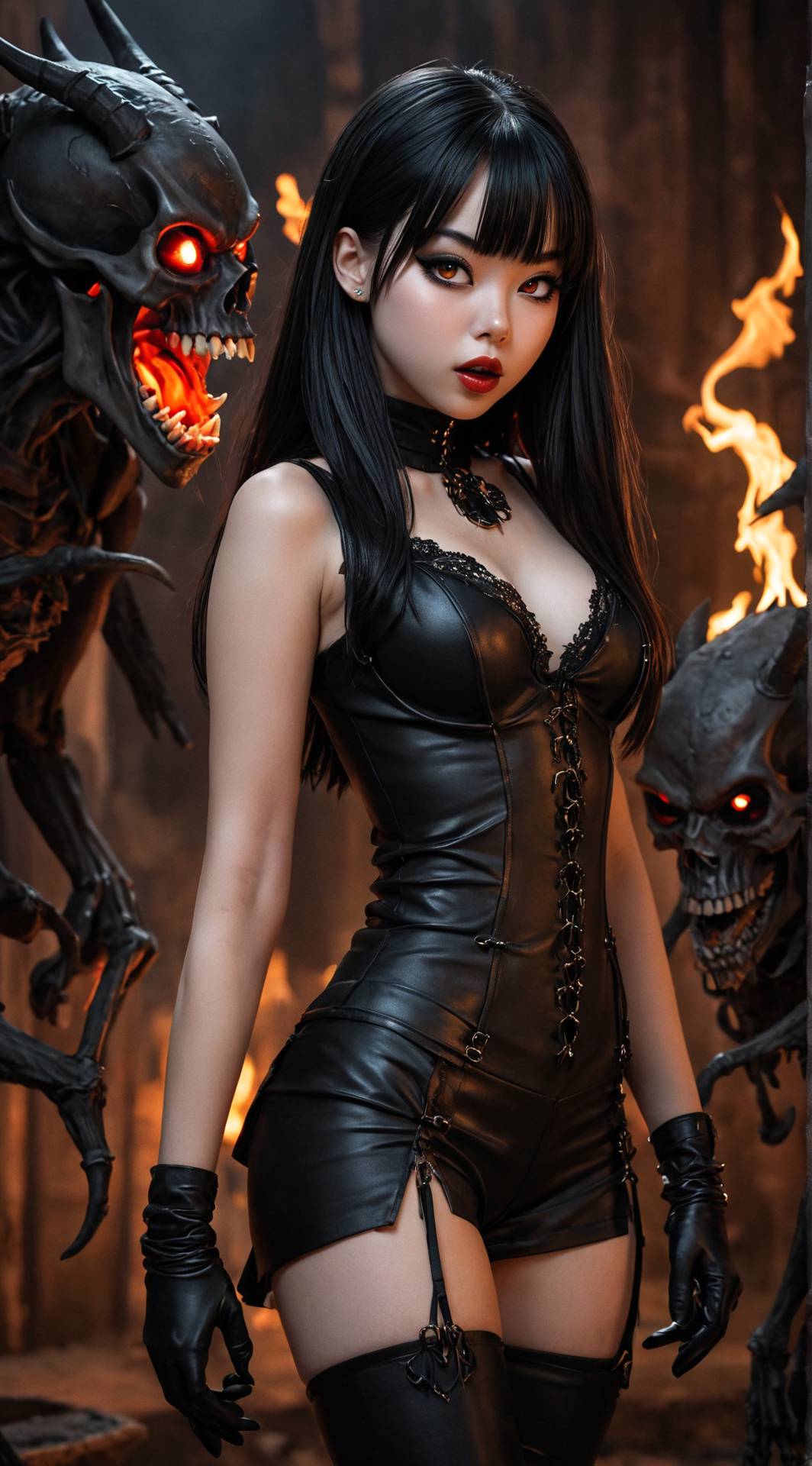 ai character: Demon Favored Ada  background