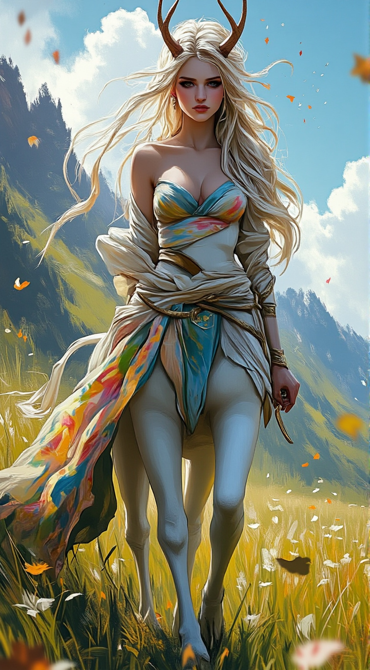 ai character: Aurora background
