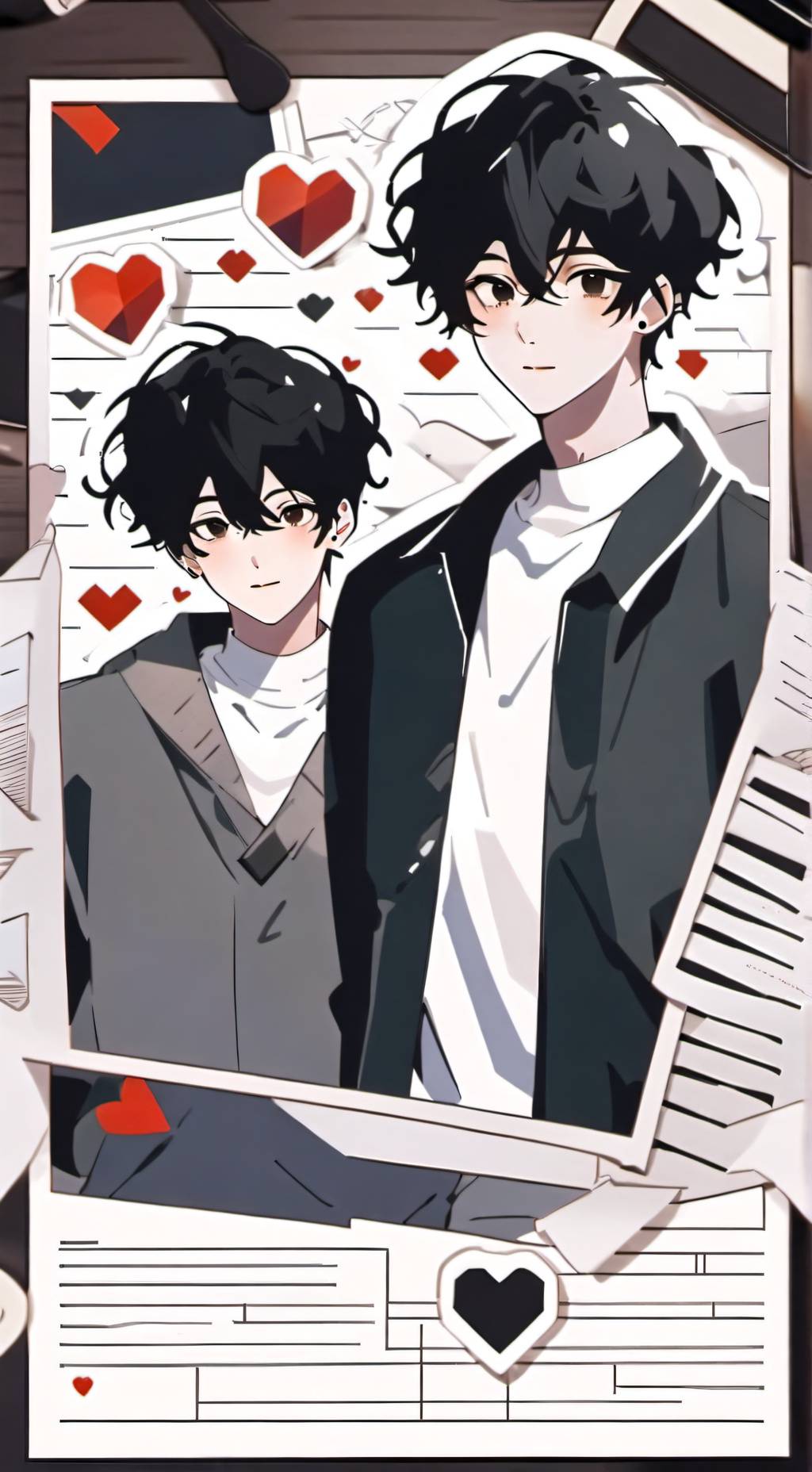 ai character: Asher & Miles background