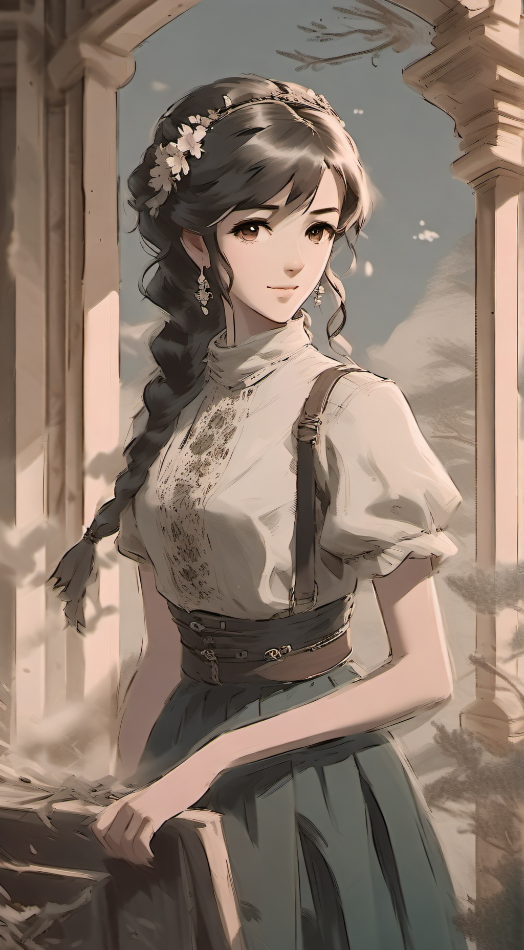 ai character: Arylli background