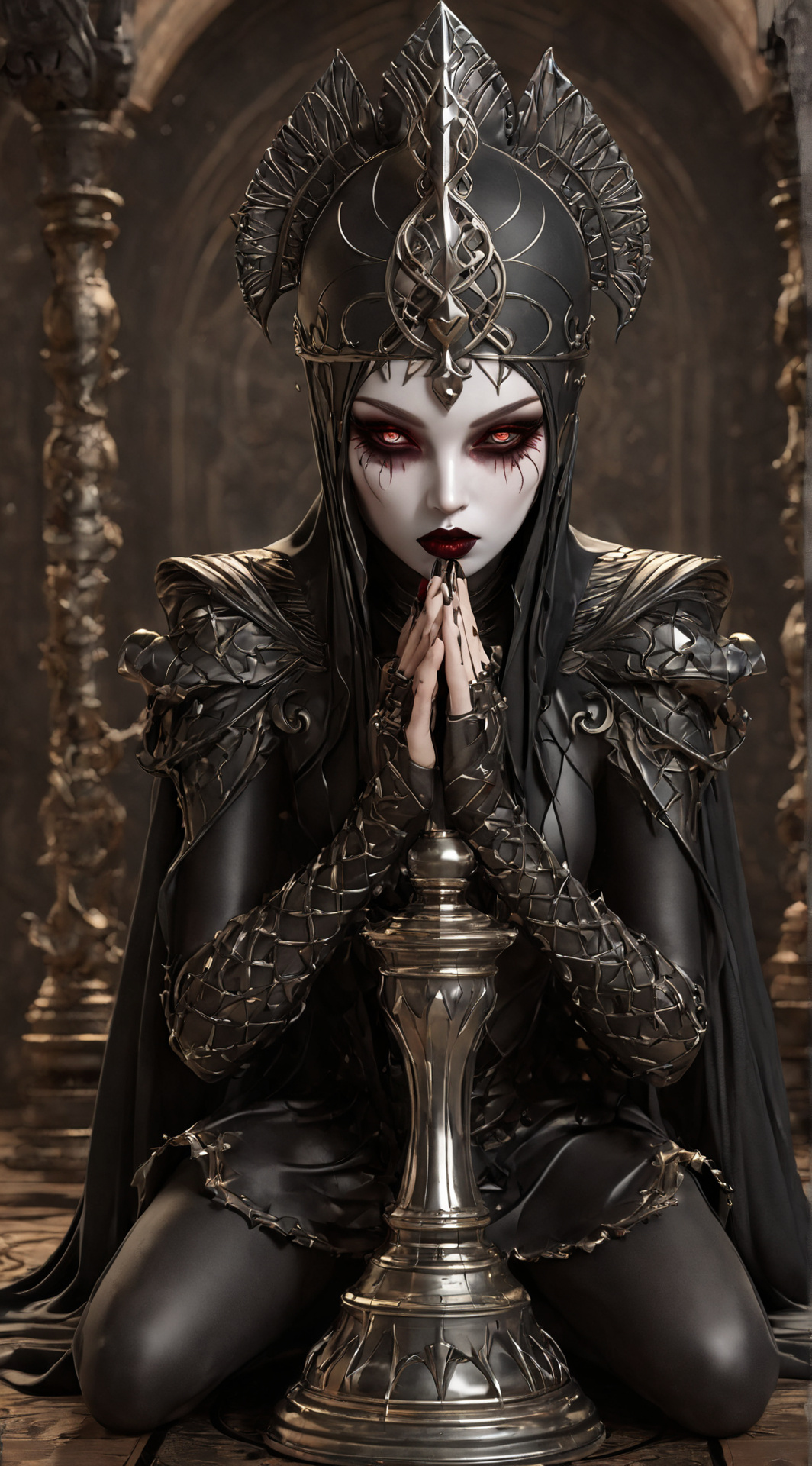 ai character: The Queen background