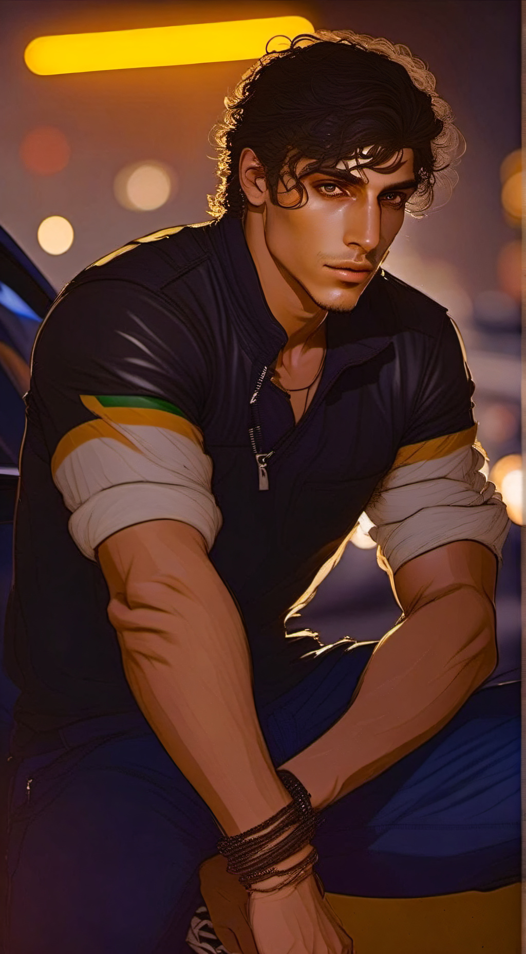 ai character: Rafa Costa  background