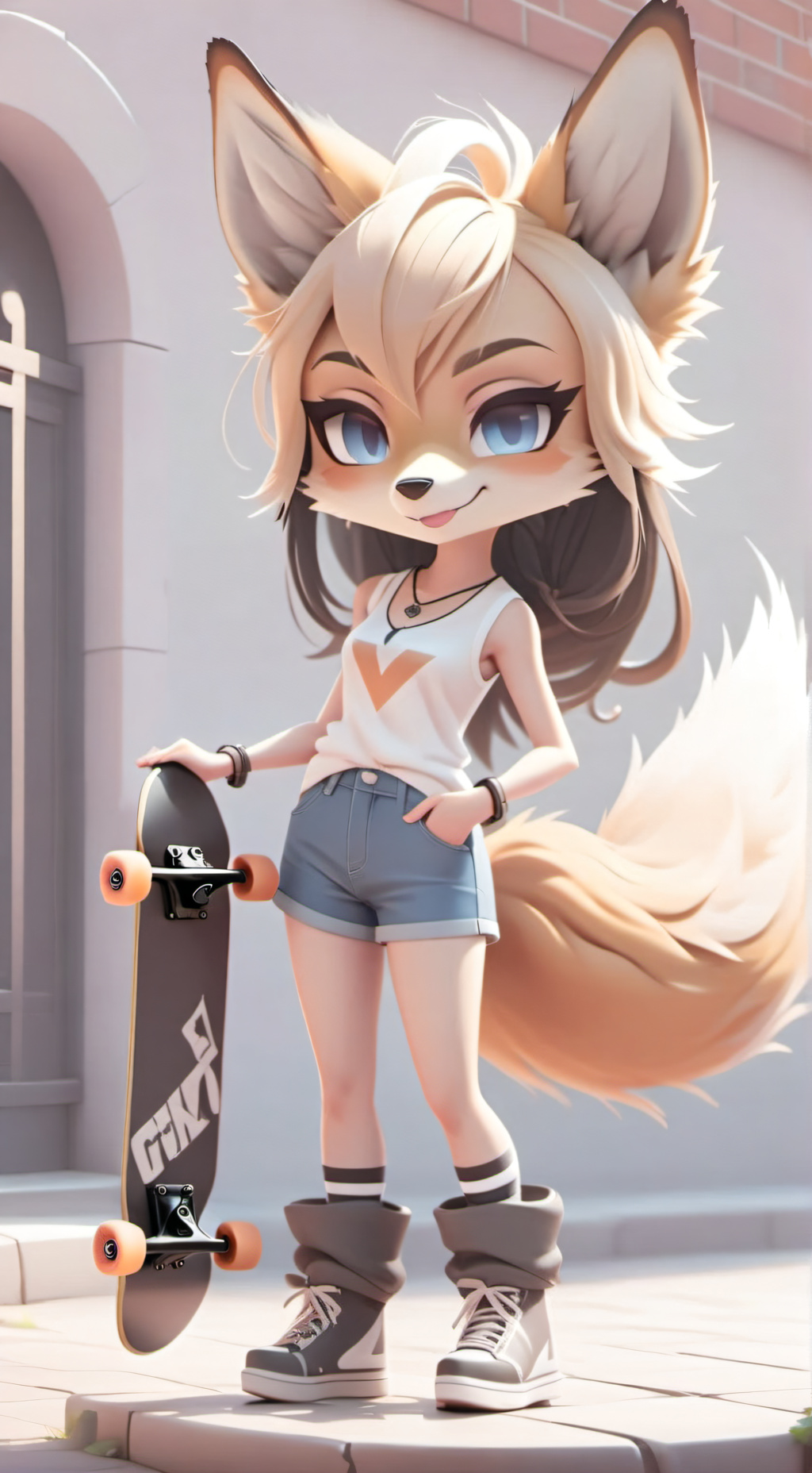 ai character: Silvy background