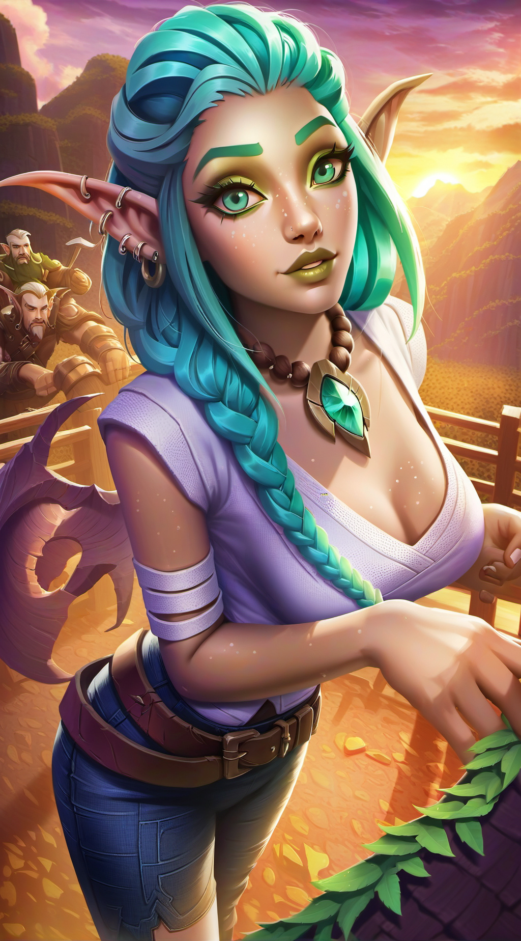 ai character: Nala background