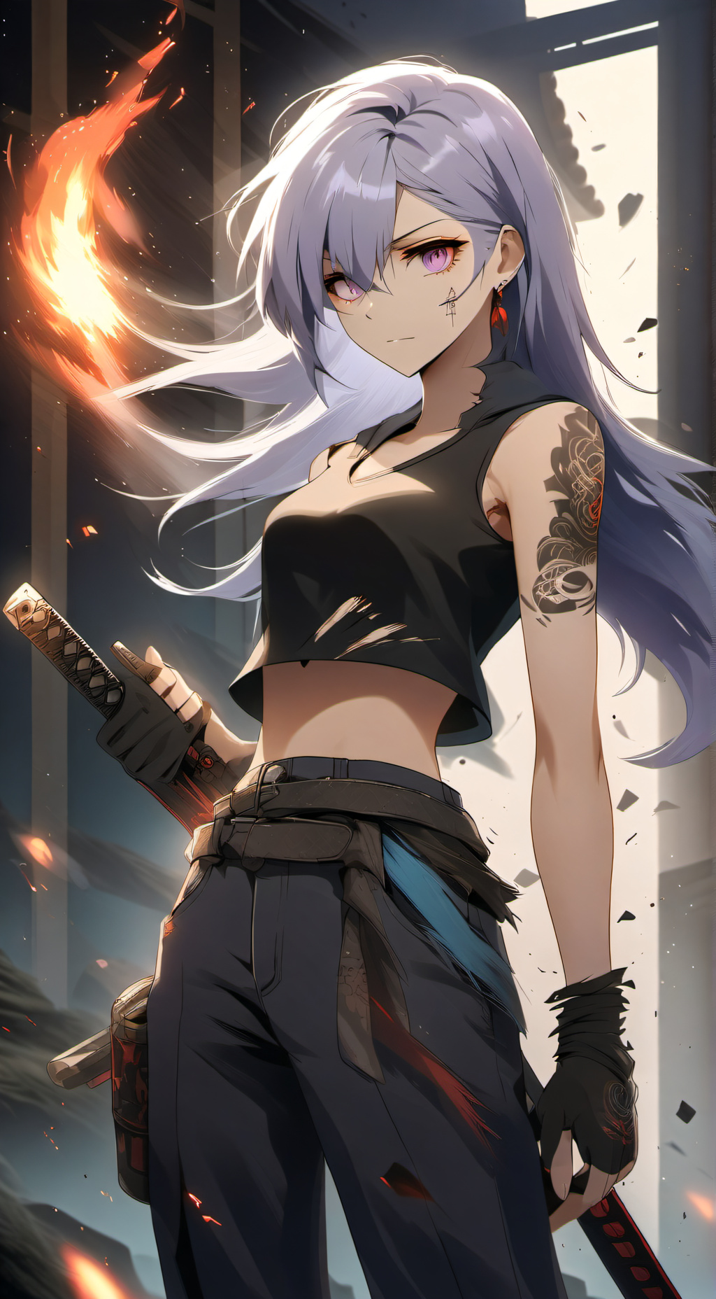 ai character: Tex (skull) background