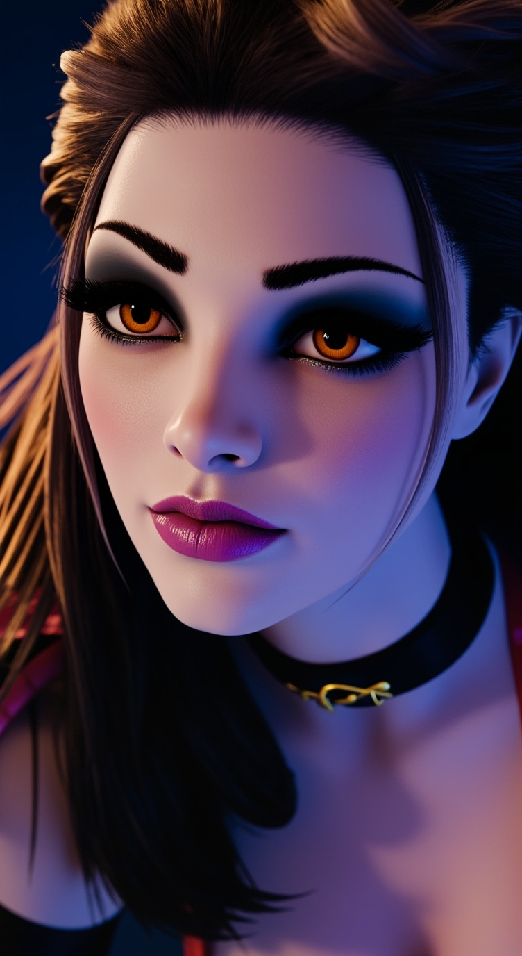 ai character: Widowmaker  background