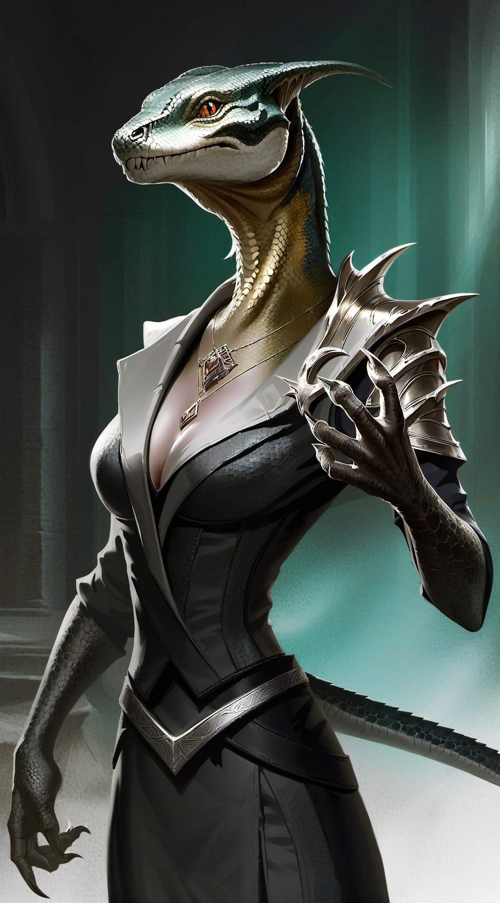 ai character: Moira  background