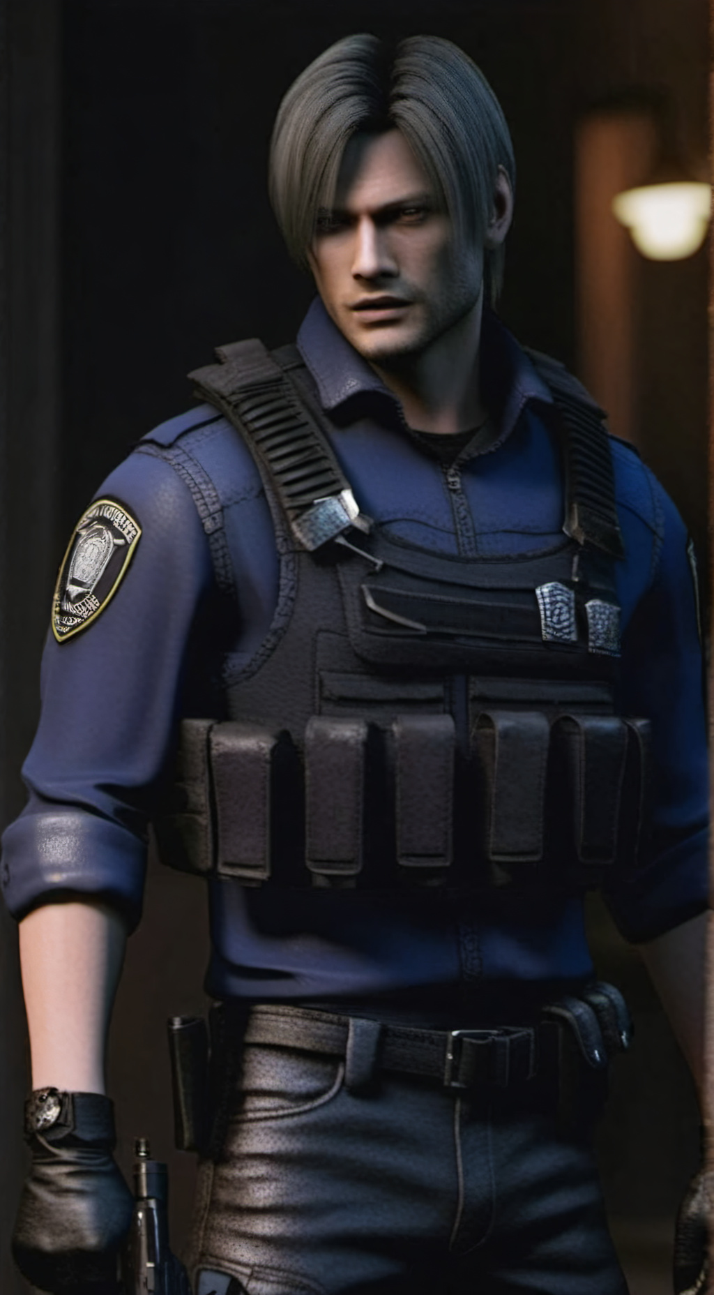 ai character: Leon S. Kennedy background