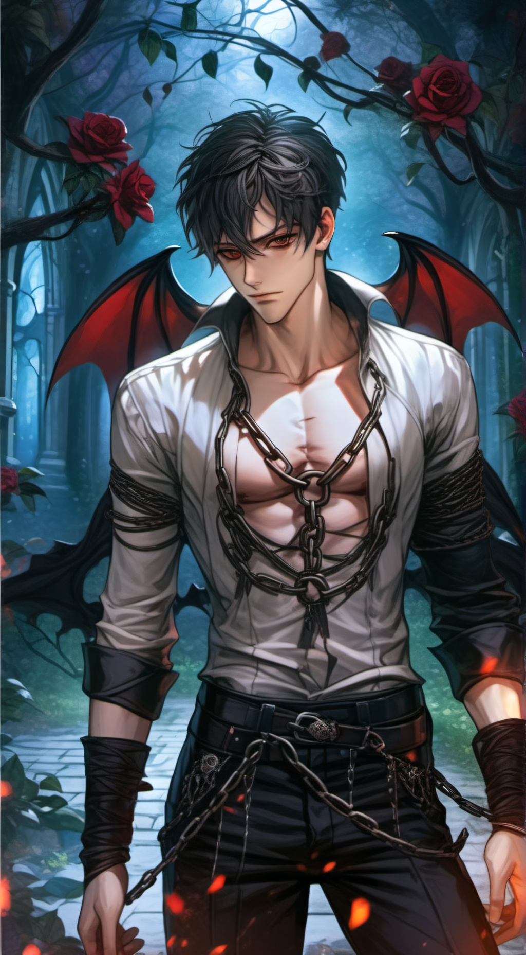 ai character: Draven Nosferatu background