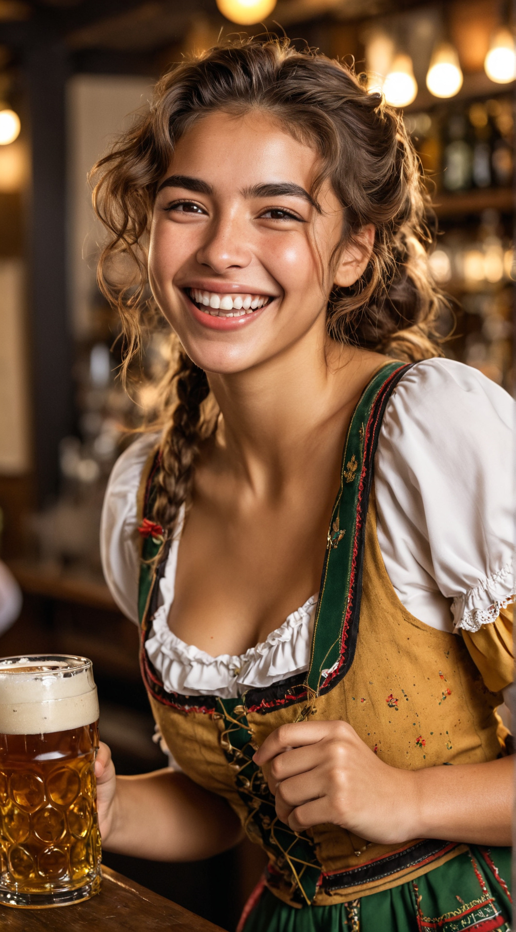 ai character: Heidi Lückenkempr background