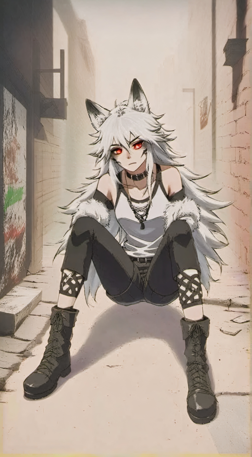 ai character: Silky background