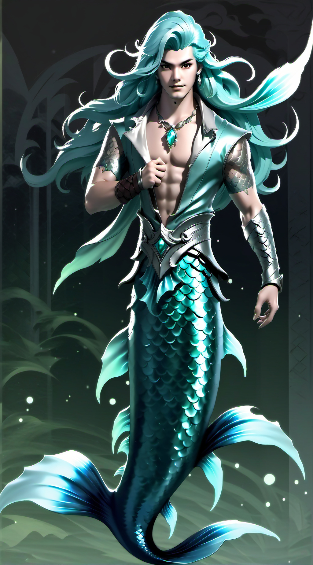 ai character: King Bubble background