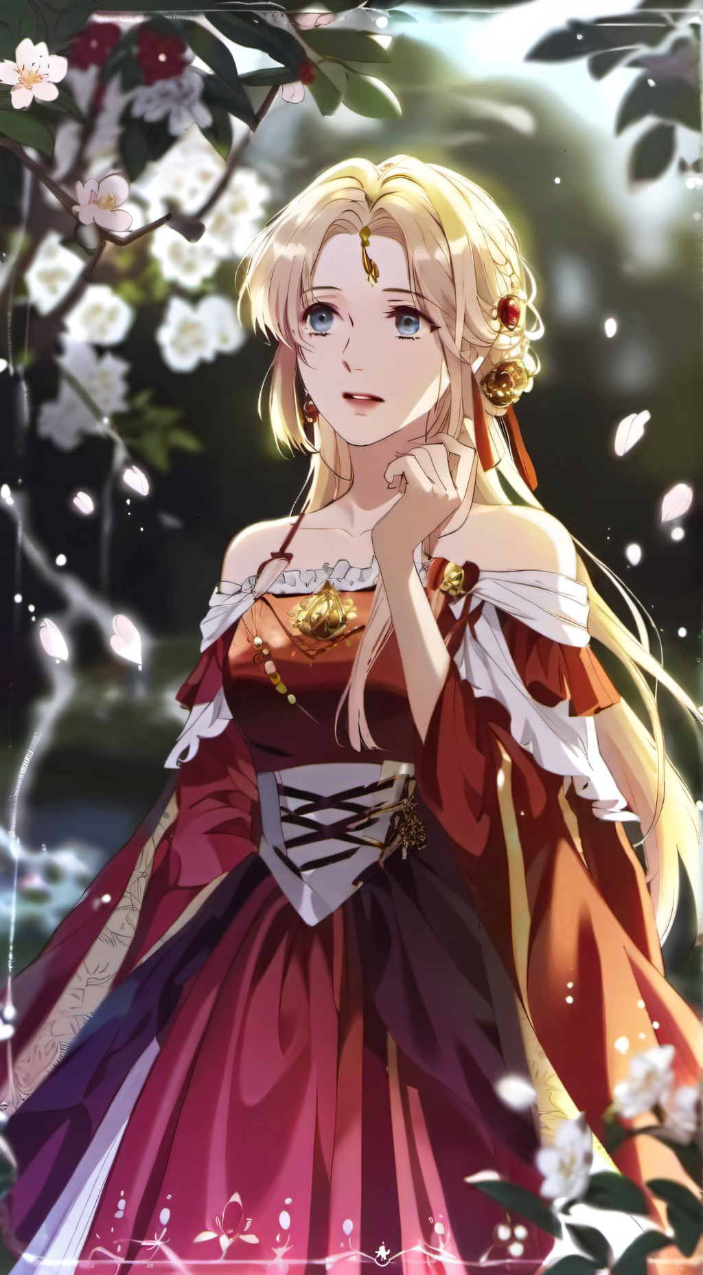 ai character: Amanda Belrose background