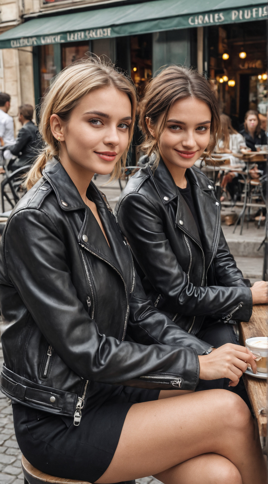 ai character: Margot & Amelie background
