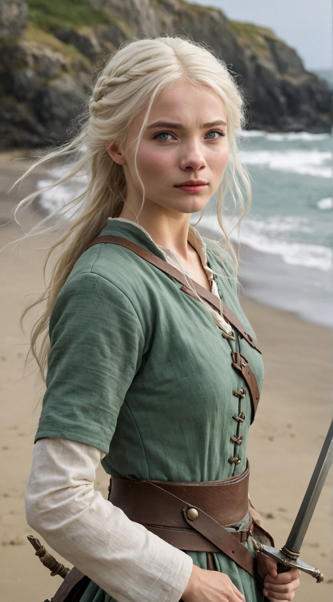 ai character: Ciri (Netflix) background