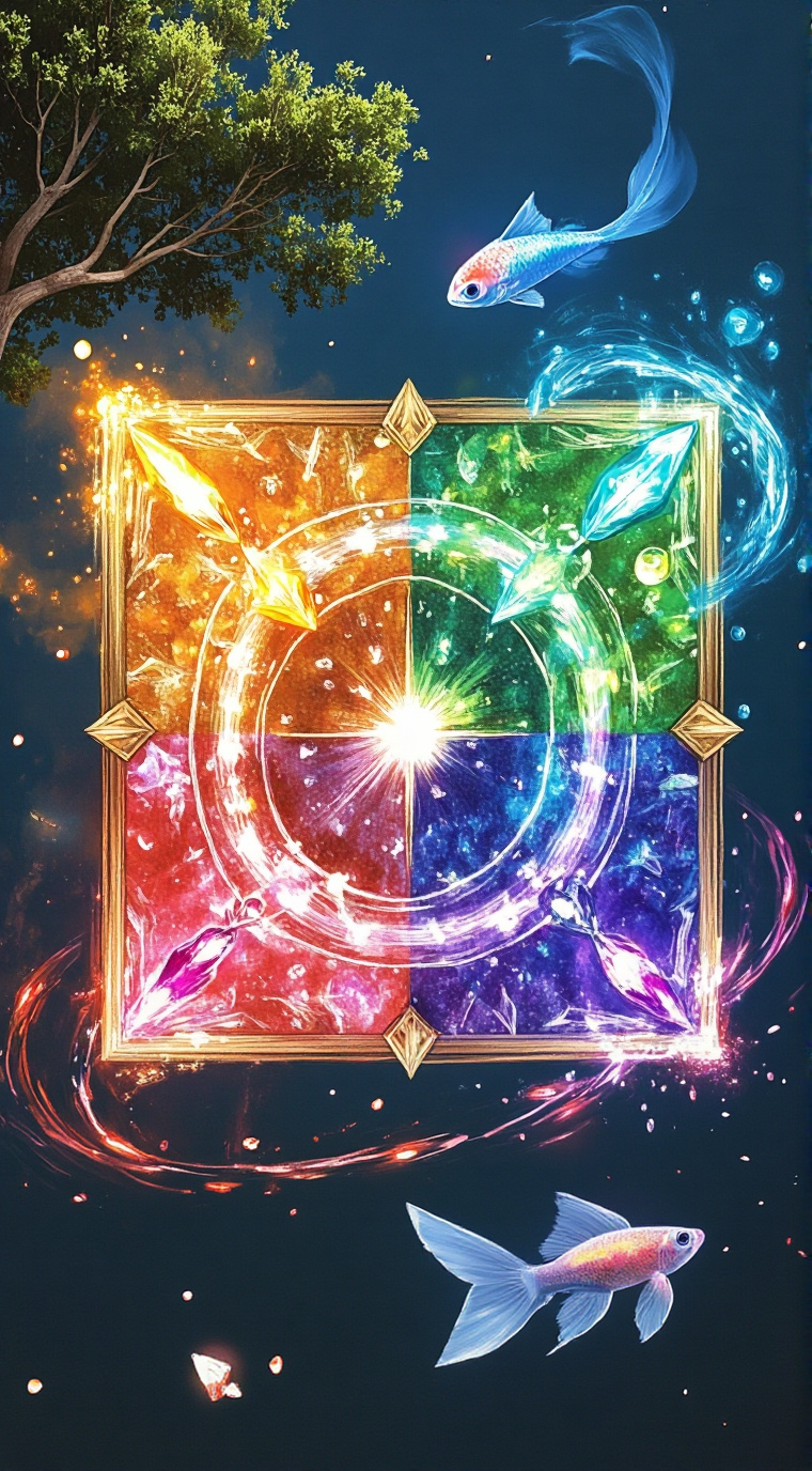 ai character: Elementals background