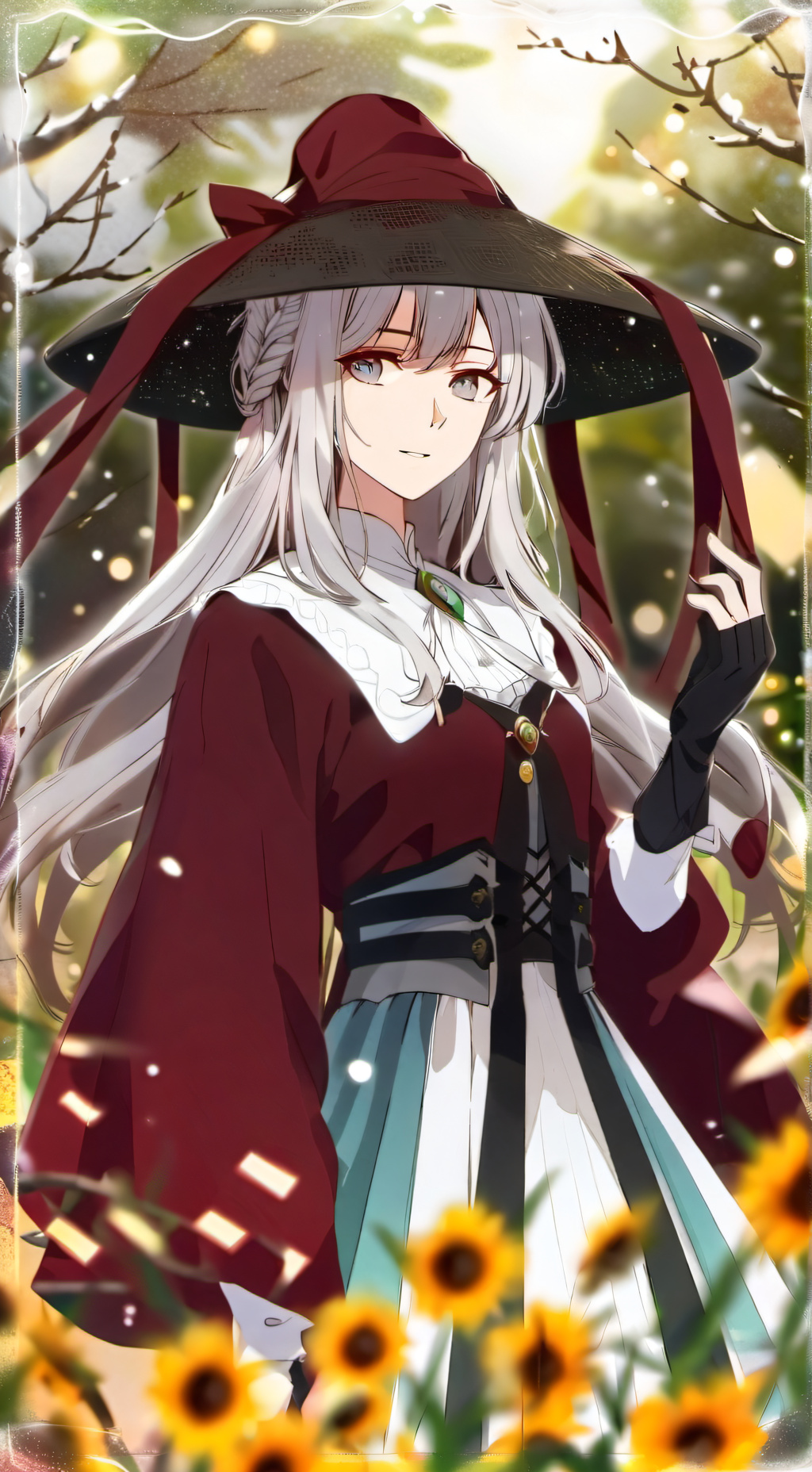 ai character: Вероника  background