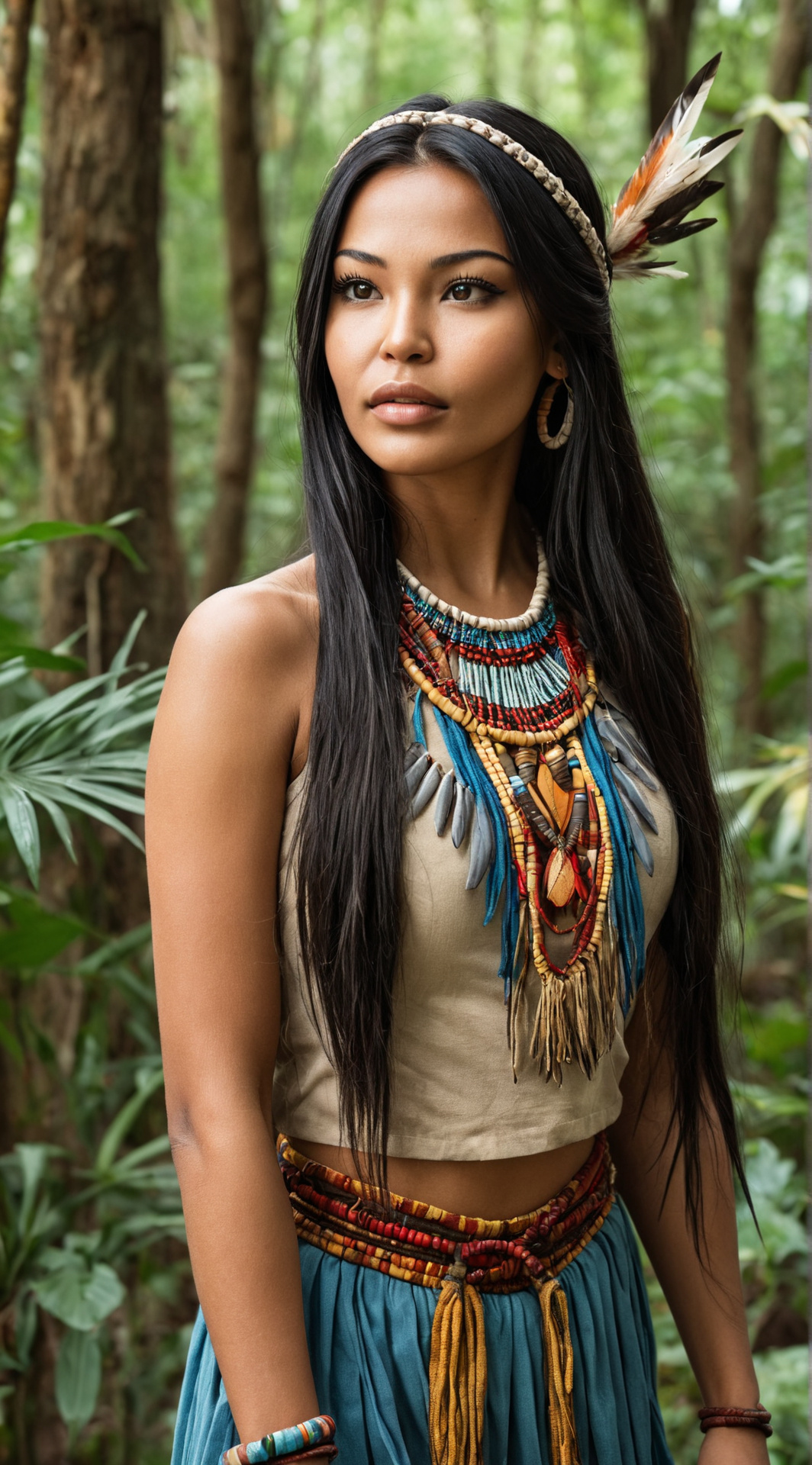 ai character: Pocahontas background