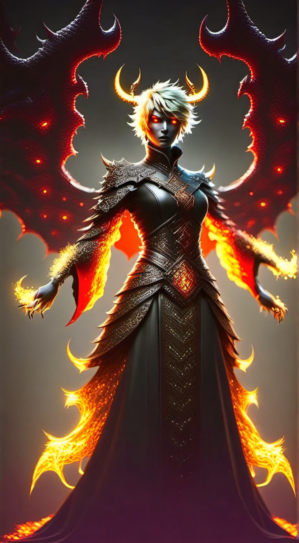 ai character: Огонь 🔥 background