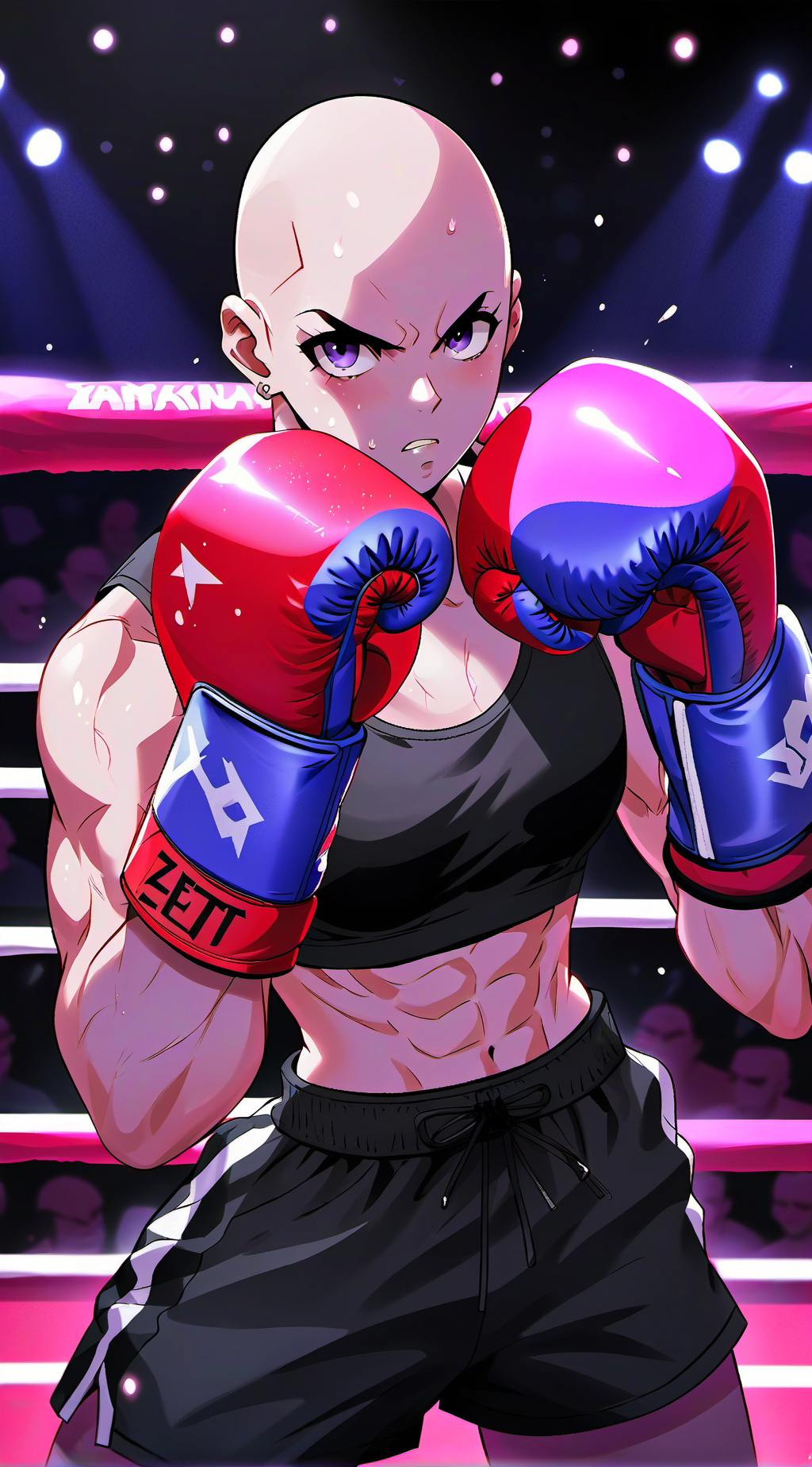 ai character: Bald Cow background
