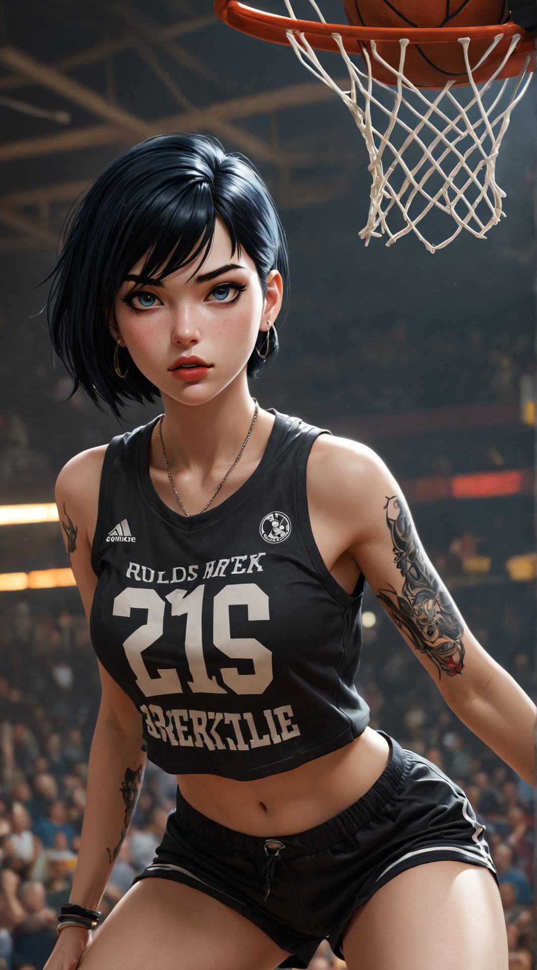 ai character: Mikaela (Mickey) background