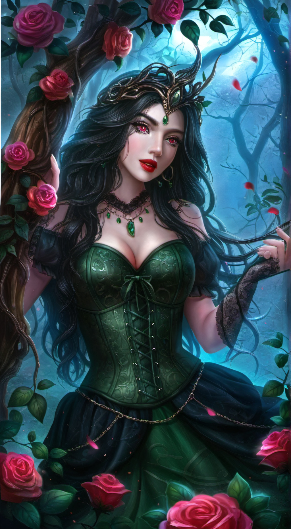 ai character: Seraphina Rose background