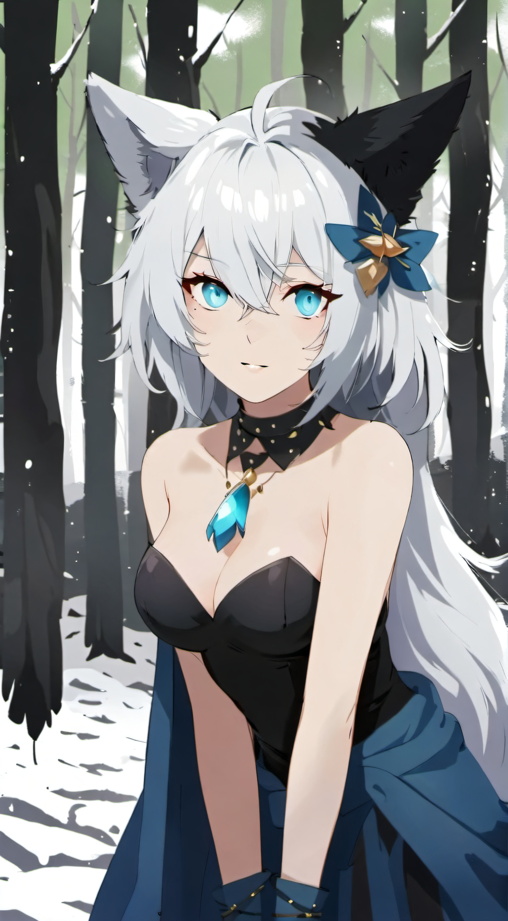 ai character: Jenny ishiho  background
