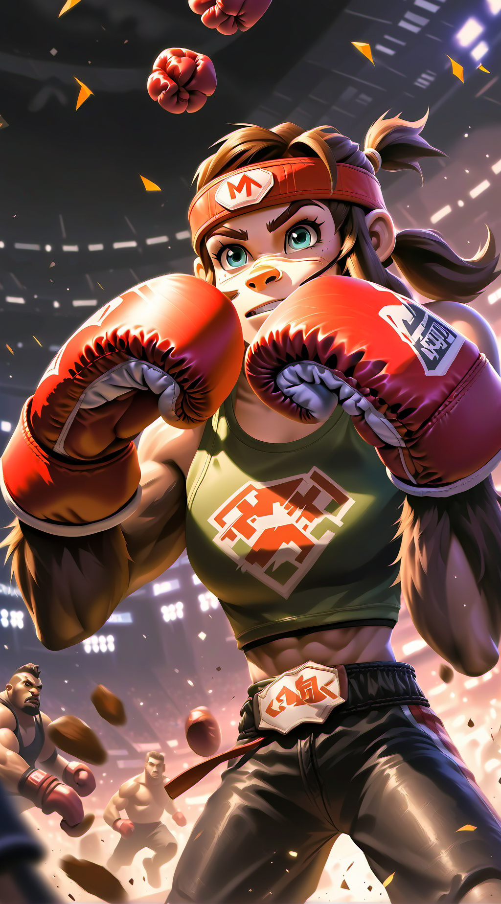 ai character: Donkey Kong background