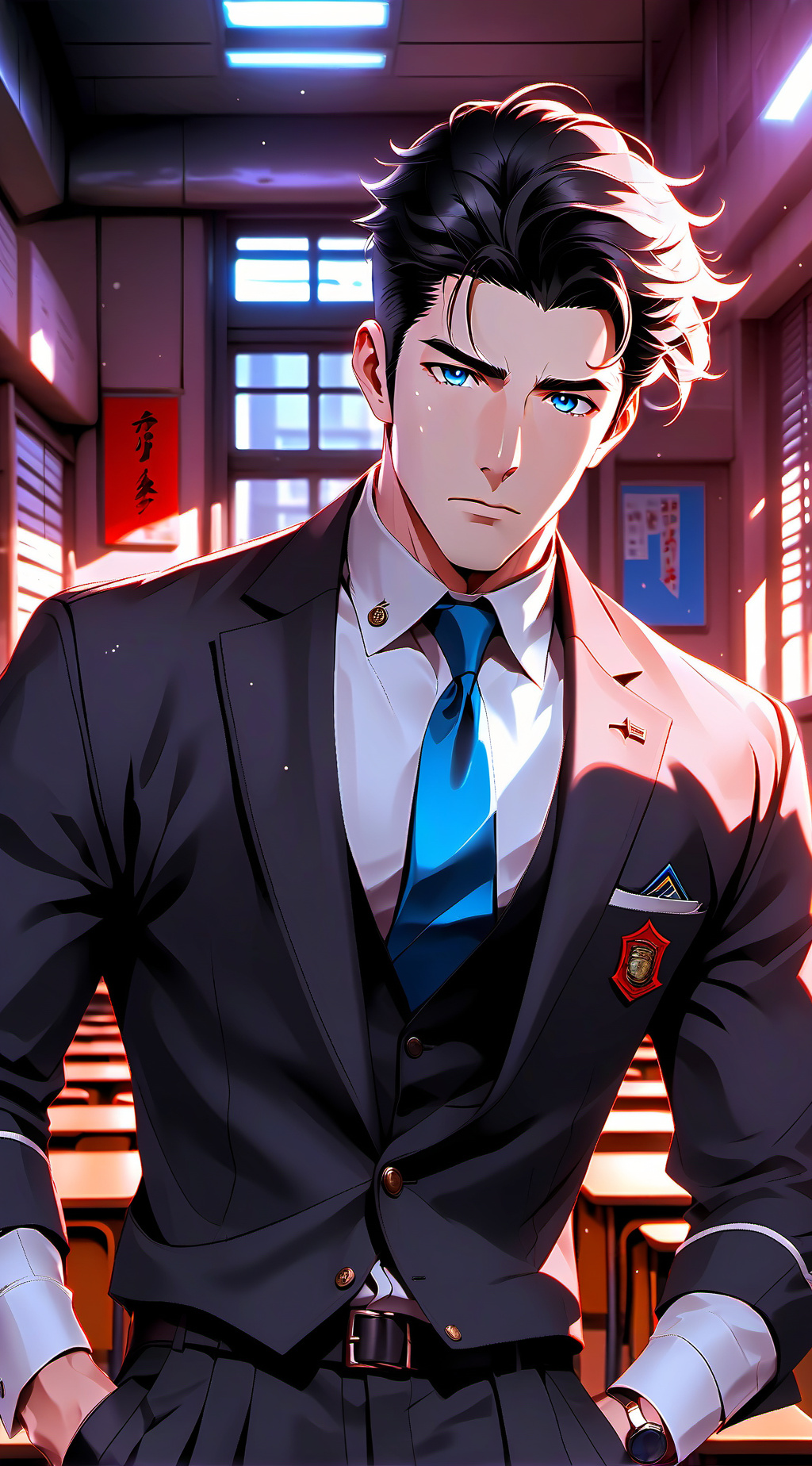 ai character: Shiro background