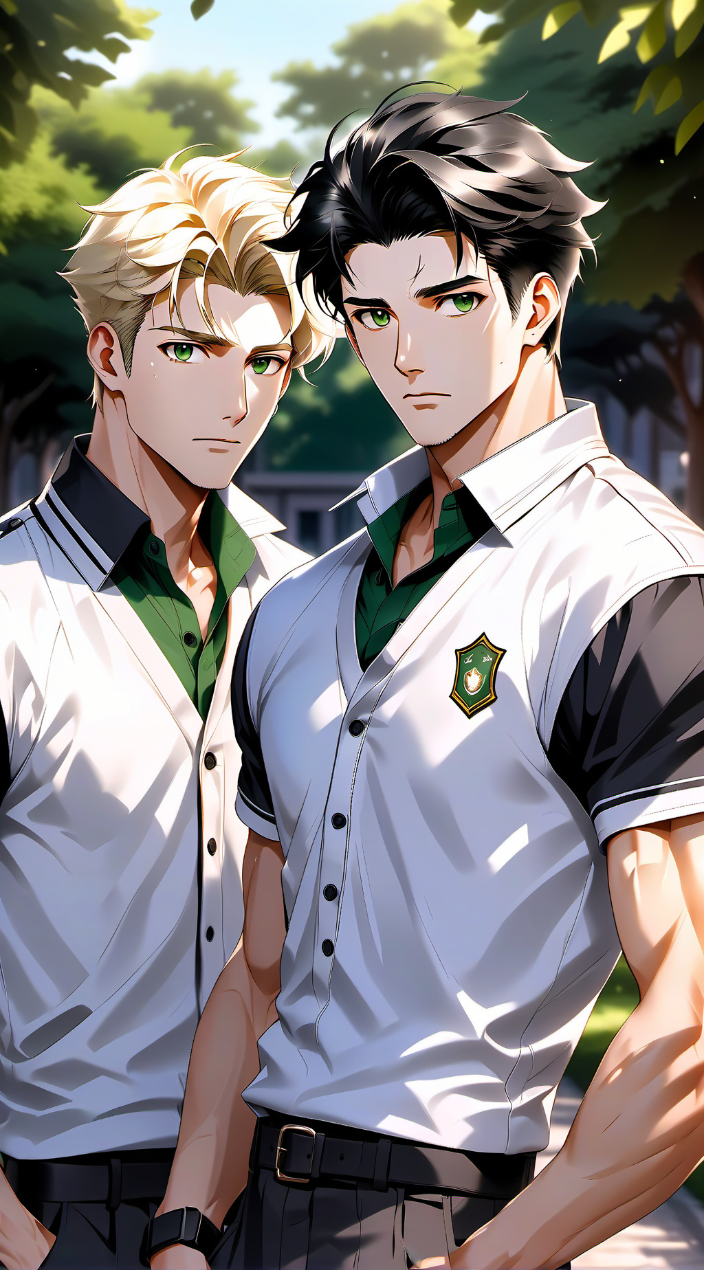 ai character: Sosuke y Takeru background