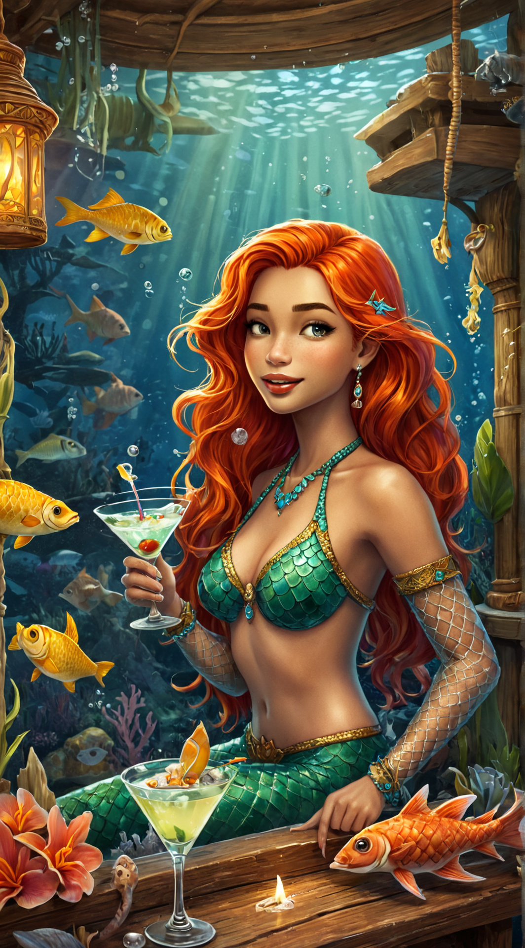 ai character: Marina background