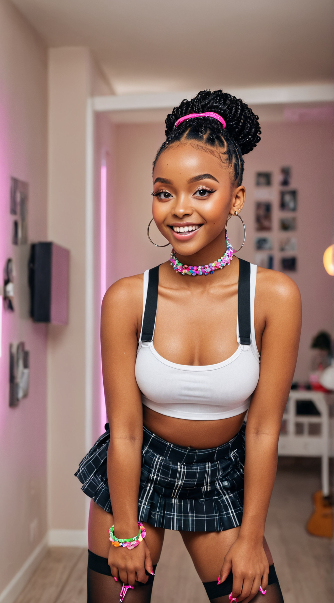 ai character: Naomi  background