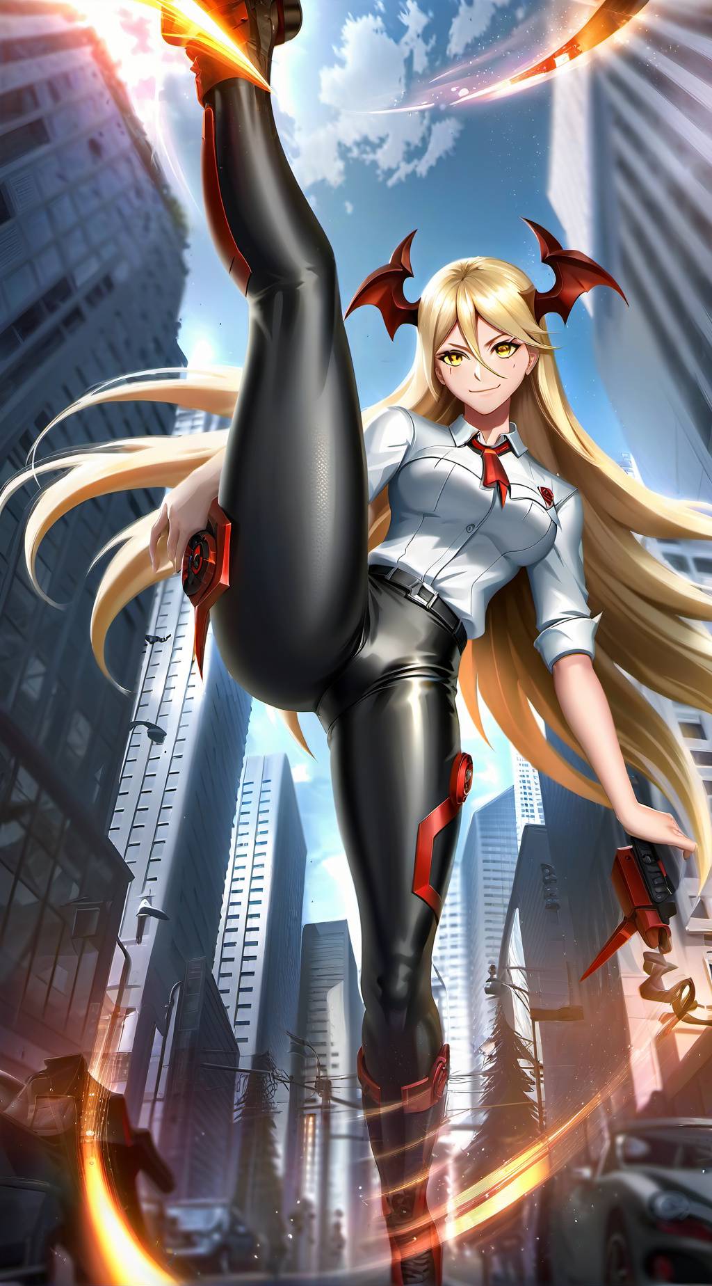 ai character: Power background