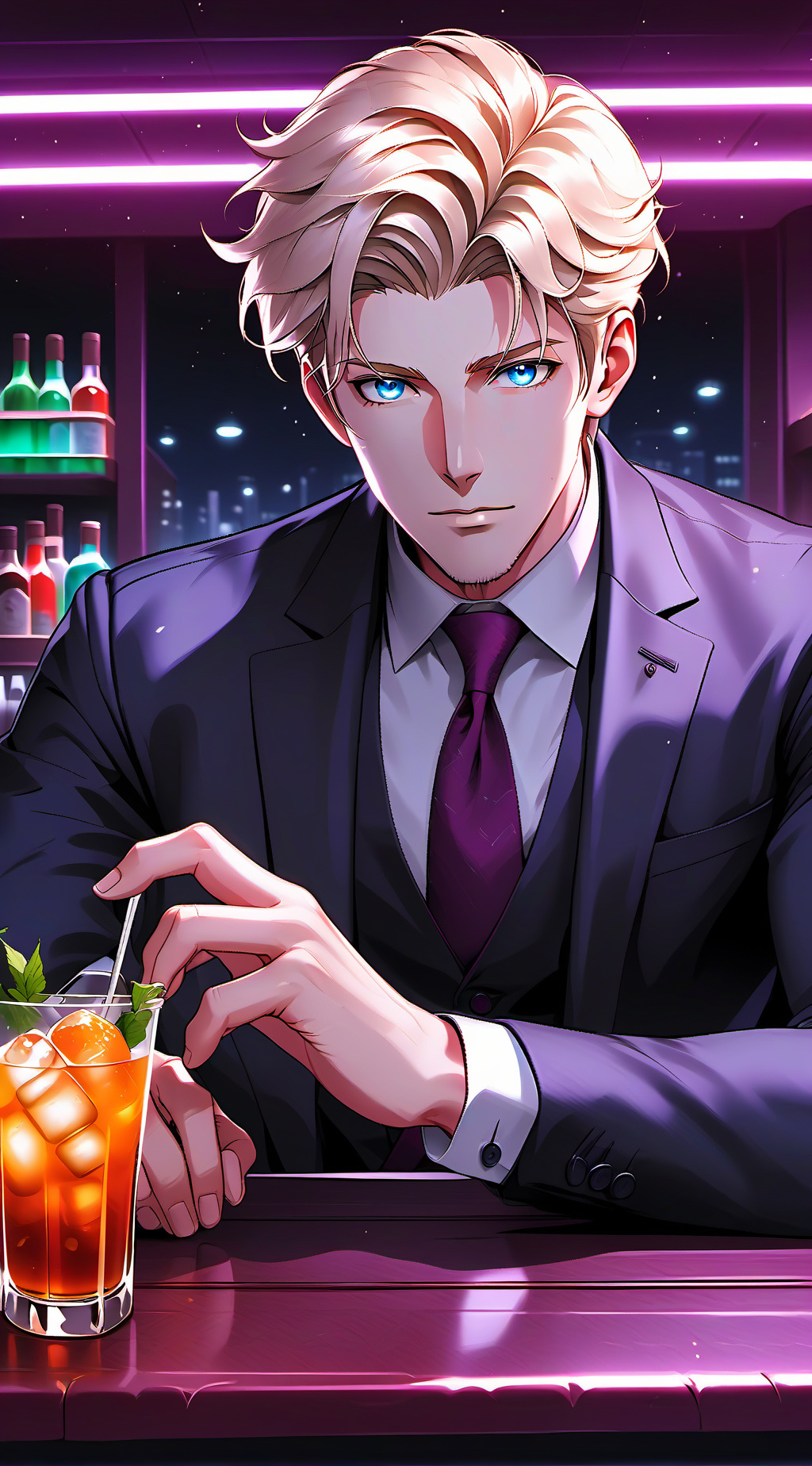ai character: John White background