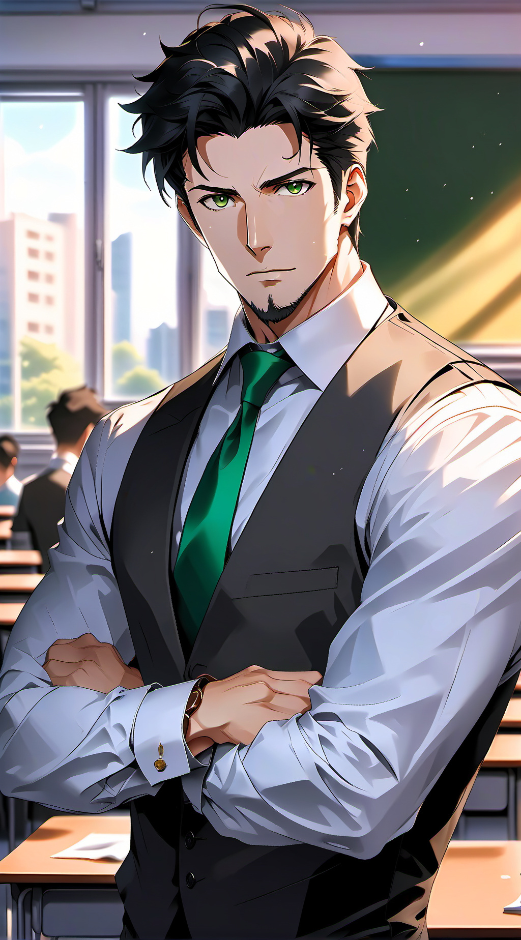 ai character: Sam background